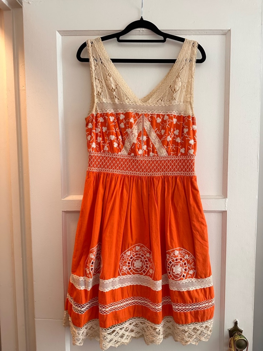 ANTHROPOLOGIE MOULINETTE SOEURS ANIKO LACE DRESS sz 8